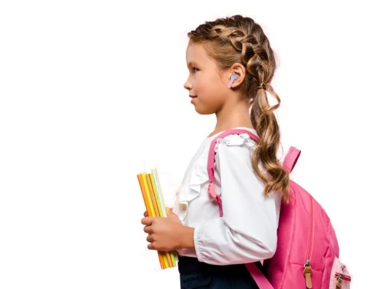 myFirst Kinderkopfhörer CareBuds Violett/Hellblau/Rosa