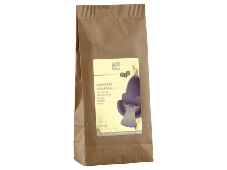 Naturkraftwerke Schwarze Sesamsamen 250 g