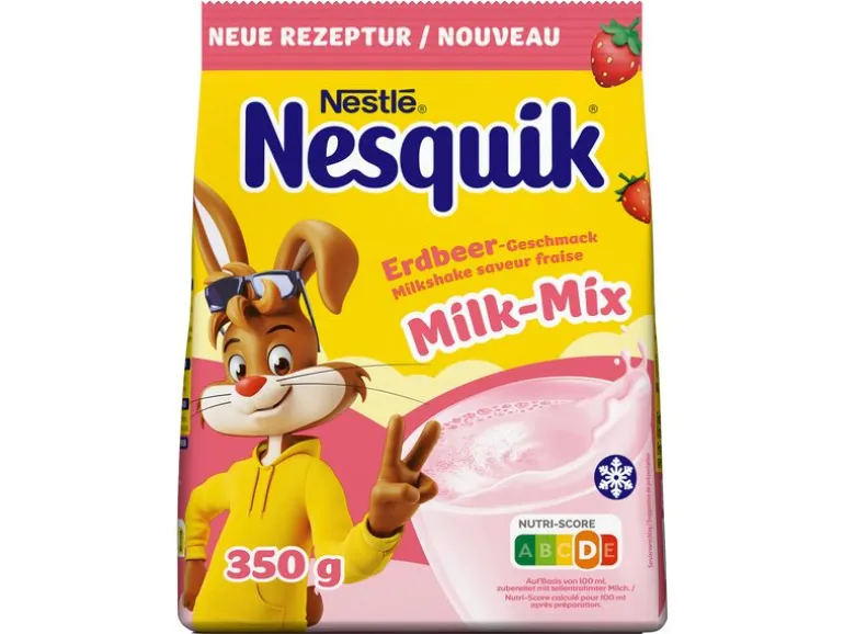 Nesquik Getränk Getränke Getränkepulver mit Erdbeer-Geschmack 350 g