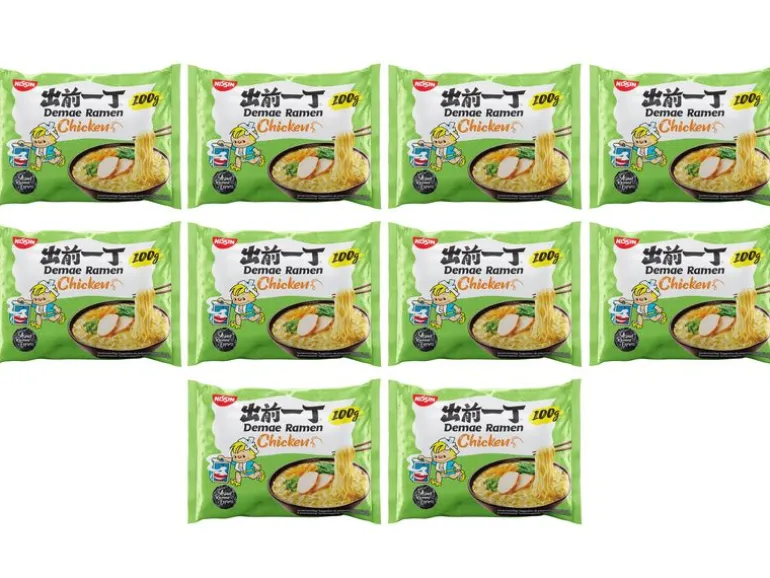 Nissin Food Demae Ramen Nudelsuppe Huhn 10 x 100 g