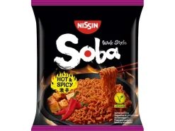 Nissin Food SOBA Bag Hot & Spicy Wok Style, Hot & Spicy