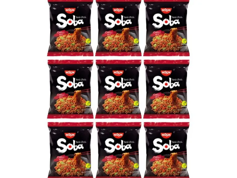 Nissin Food Soba Nudeln Chili 9 x 111 g