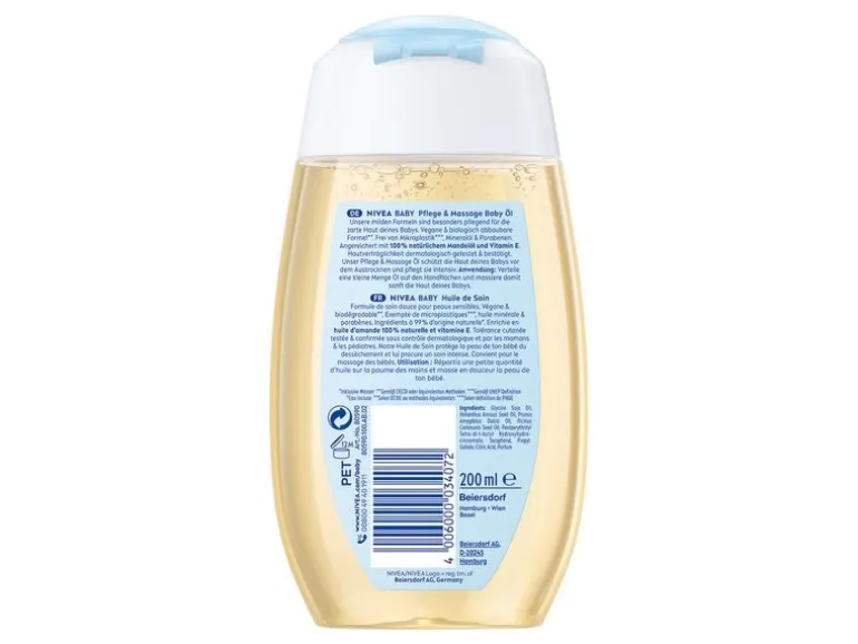 NIVEA BABY Baby-Pflegeöl & Massage 200 ml