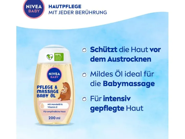 NIVEA BABY Baby-Pflegeöl & Massage 200 ml