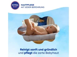 NIVEA BABY Feuchttücher Soft and Cream 4 x 57 Stück