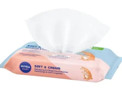 NIVEA BABY Feuchttücher Soft and Cream 4 x 57 Stück