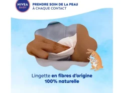 NIVEA BABY Feuchttücher Soft & Cream Trio 3 x 57 Stk.