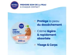 NIVEA BABY Soft Creme Gesicht & Körper 200 ml 1 Stück