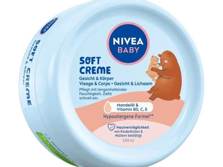 NIVEA BABY Soft Creme Gesicht & Körper 200 ml 1 Stück
