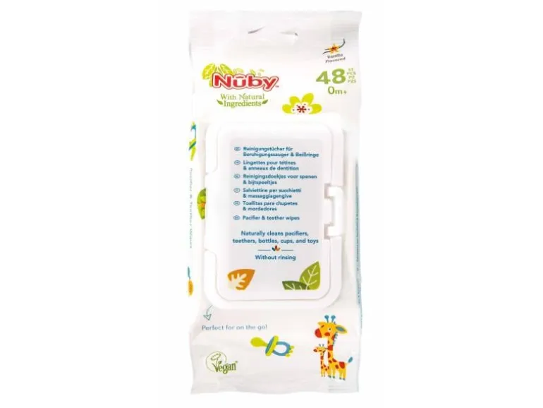 Nuby Allzweckreiniger All Naturals Reinigungstücher 48 Stk.