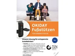 Okiday Fussstütze Metall Schwarz höhenverstellbar