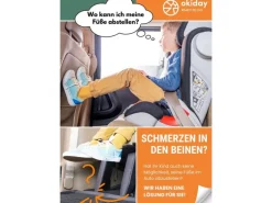 Okiday Fussstütze Metall Schwarz höhenverstellbar