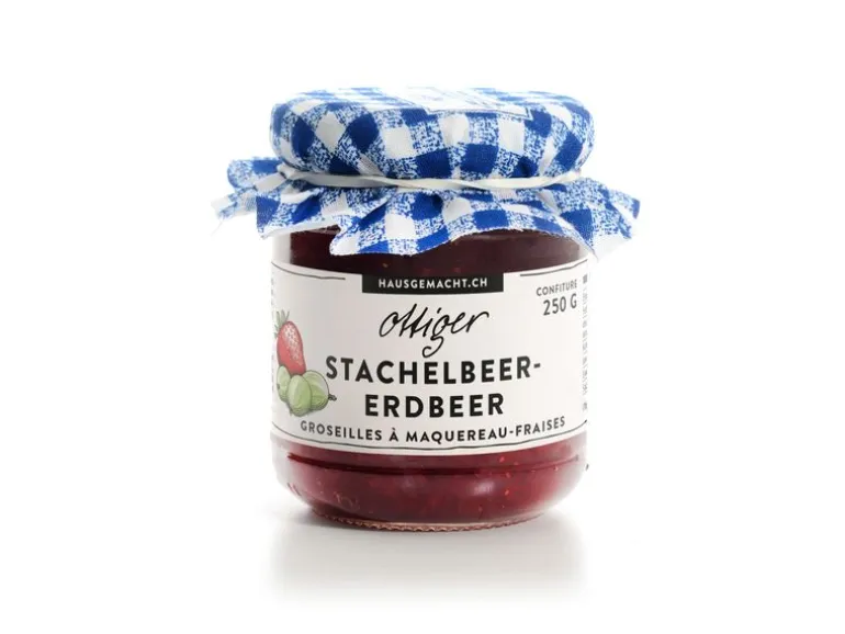 Ottiger Stachelbeer-Erdbeer Konfitüre 250 g