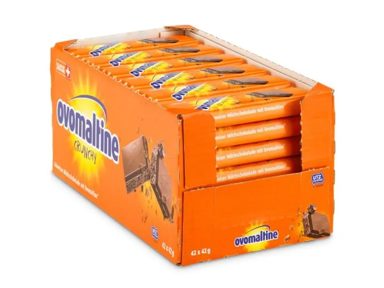 Ovomaltine Schokolade Crunchy Mini 42 x 42 g