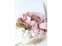 Oykami Baby Geschenkbox Rosa Verona Hase Weiss