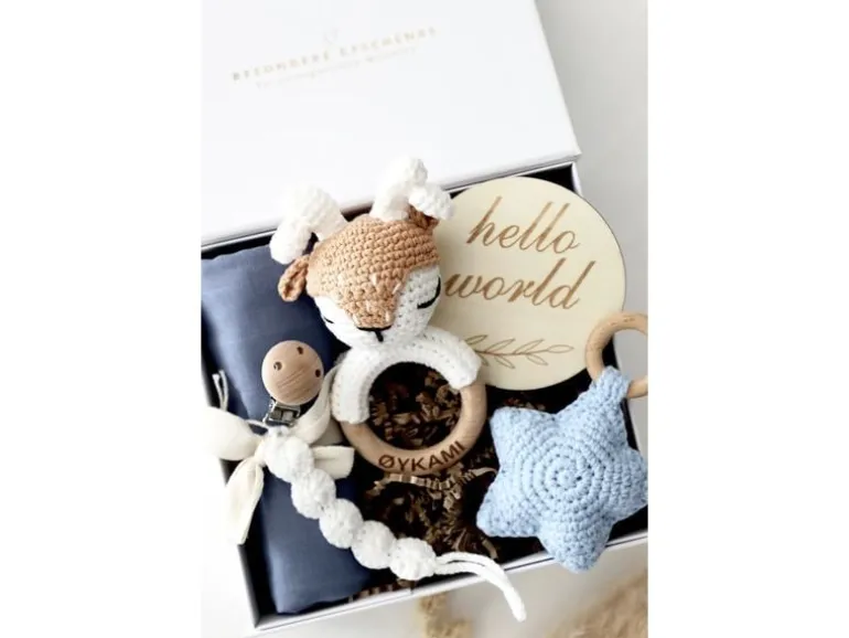 Oykami Geschenkset Fidschi Blau mit Elch