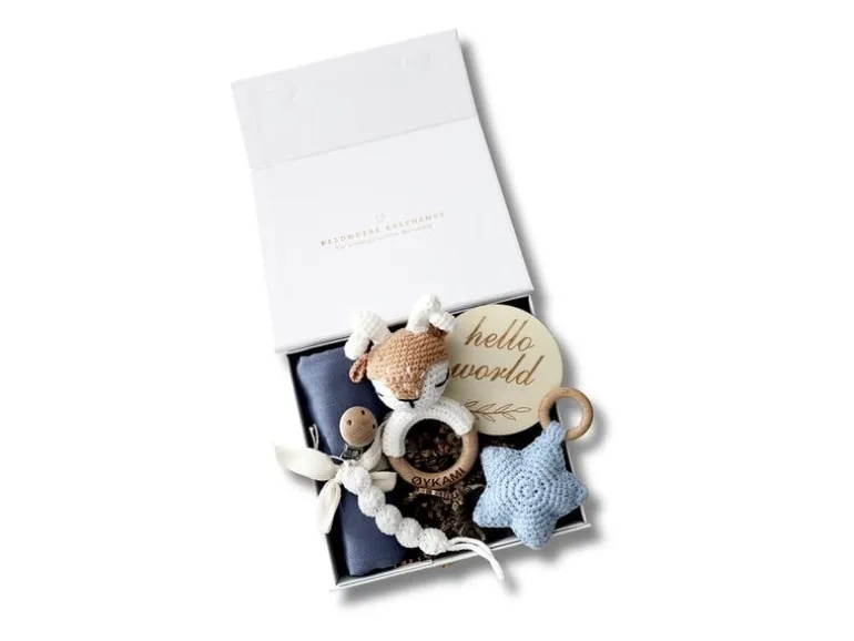 Oykami Geschenkset Fidschi Blau mit Elch