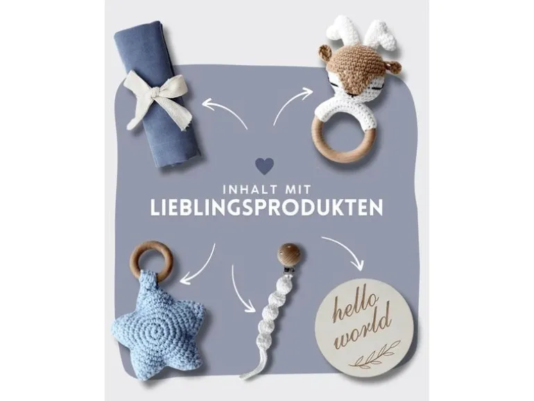 Oykami Geschenkset Fidschi Blau mit Elch