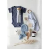 Oykami Mama Geschenkbox Teeflasche Blau Lugano