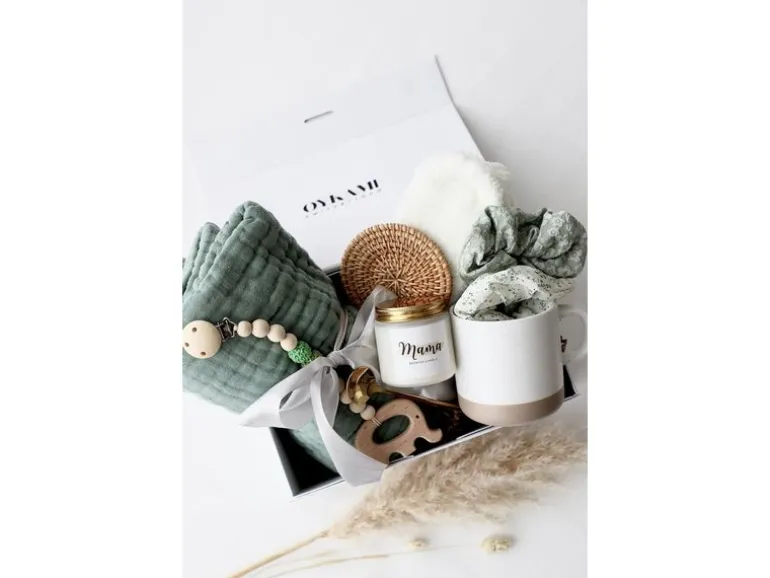 Oykami Mama und Baby Geschenkbox «Kapstadt» Grün