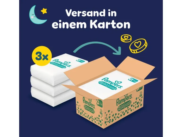 Pampers Nachtwindeln Baby Dry Night Pants Grösse 4