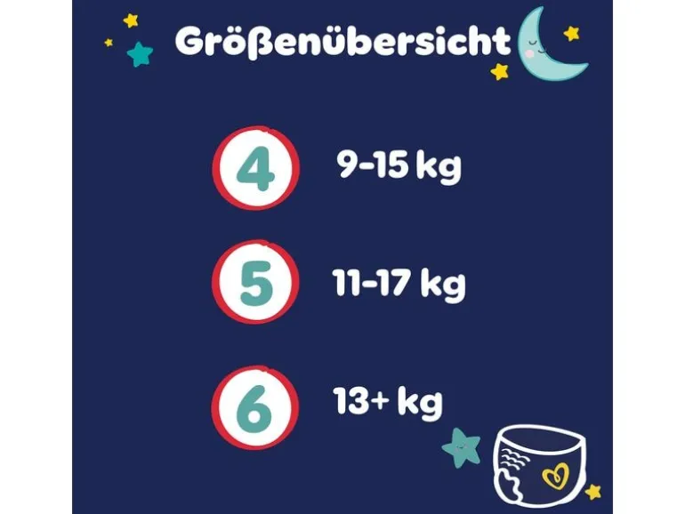 Pampers Nachtwindeln Baby Dry Night Pants Grösse 4