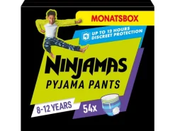 Pampers Nachtwindeln Ninjamas Jungs 8-12 Jahre, 54 Stk.