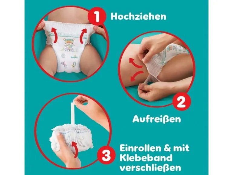 Pampers Windeln Baby Dry Nappy Pants Grösse 4