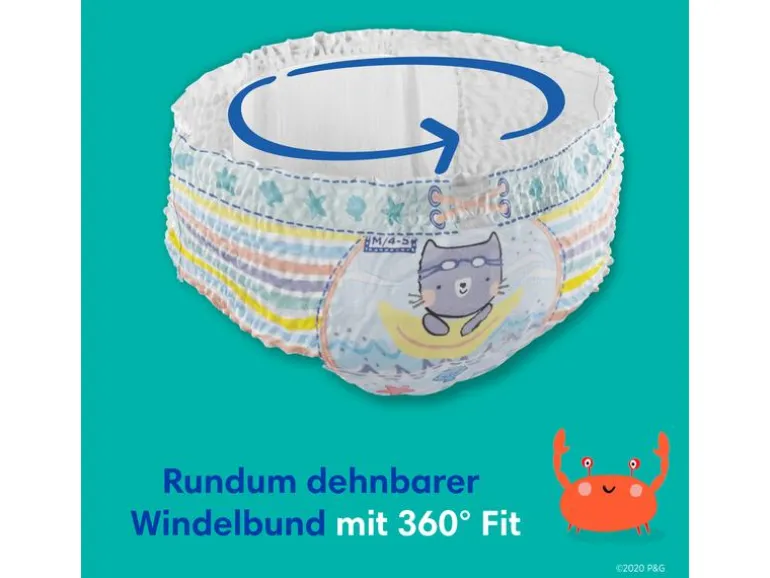 Pampers Windeln Splashers Tragepack Grösse 3-4, 12 Stück