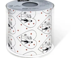 Paper + Design Toilettenpapier Wedding  Rollen, 3-lagig, Weiss