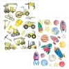 Papierdrachen Tattoo Set Berufe