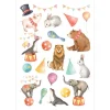 Papierdrachen Tattoo Set Pferde und Lesefreunde