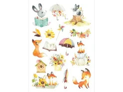 Papierdrachen Tattoo Set Pferde und Lesefreunde