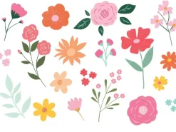 Partydeco Tattoo Set Blumen