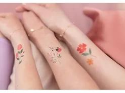 Partydeco Tattoo Set Blumen