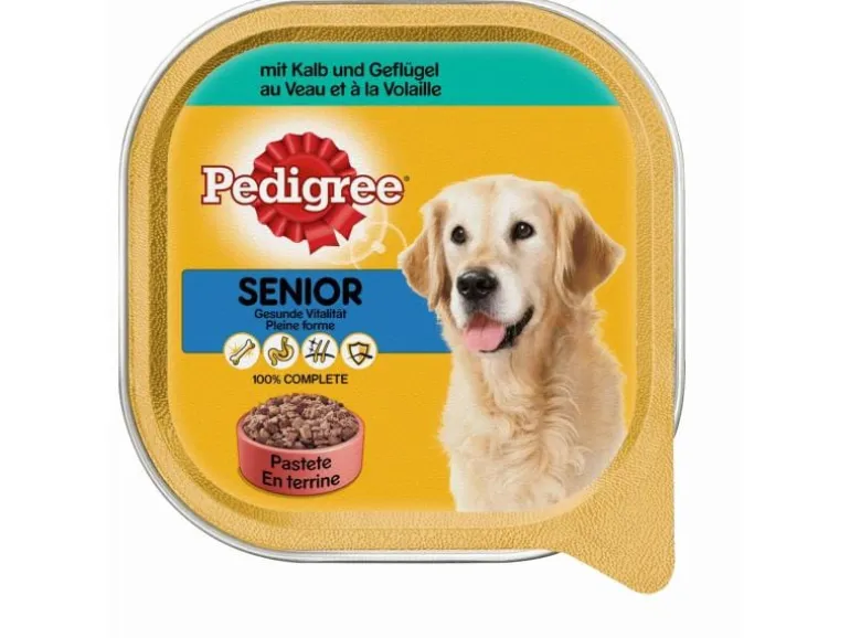 Pedigree Nassfutter Senior mit Kalb & Geflügel, 20 x 300 g