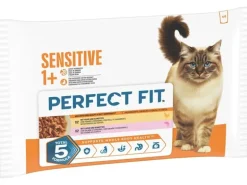 Perfect Fit Nassfutter Sensitive 1+ Huhn & Lachs Sauce 4 x 85g