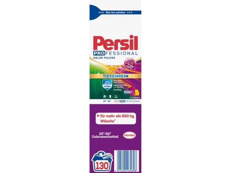 Persil Professional Pulverwaschmittel Color Professional 130 WG, 7.8 kg