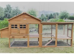 PetHomes Kleintierstall HolidayPark 2022, aus Massivholz