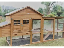 PetHomes Kleintierstall HolidayPark 2022, aus Massivholz