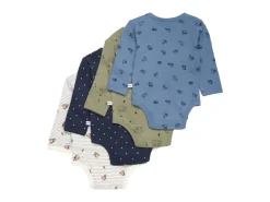 pippi Langarm-Body 4er Set Lichen Green Gr. 92
