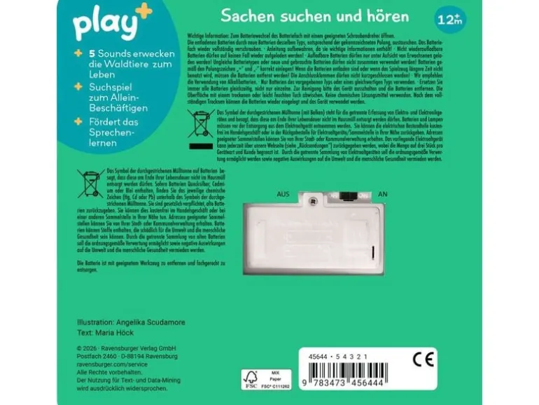 play+ Mein allererstes Soundbuch Tiere im Wald