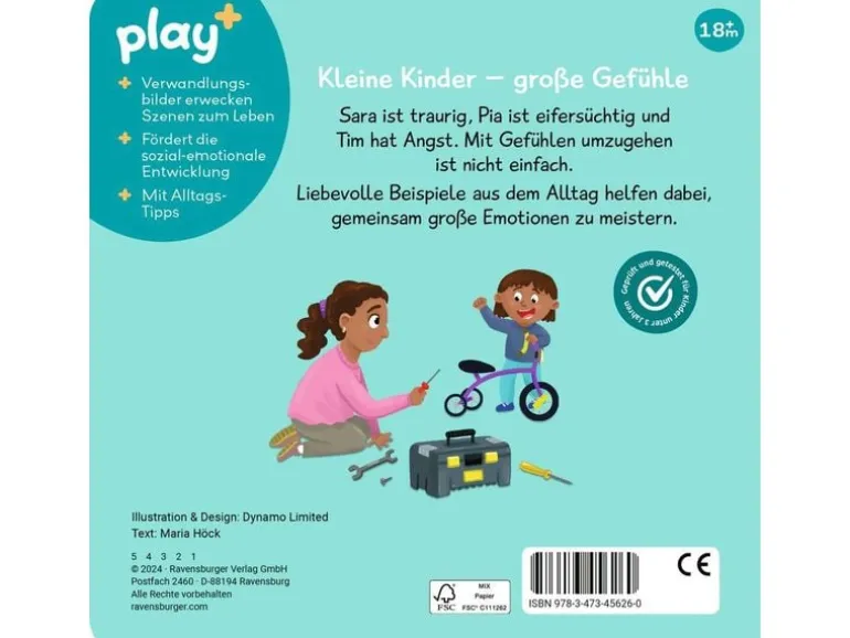 play+ Mein erstes Schiebebuch: Gefühle