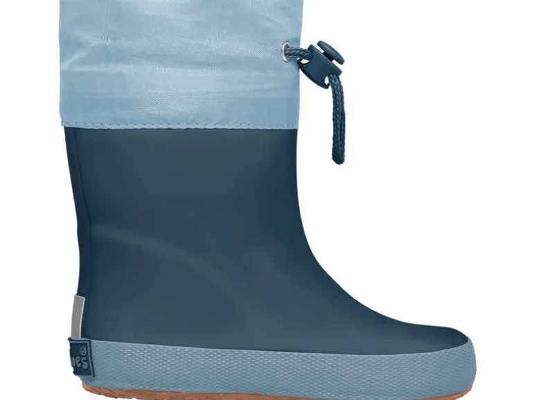Playshoes Barfuss-Gummistiefel uni Gr. 22, Marineblau