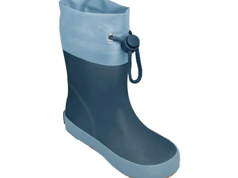Playshoes Barfuss-Gummistiefel uni Gr. 22, Marineblau