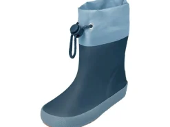 Playshoes Barfuss-Gummistiefel uni Gr. 22, Marineblau