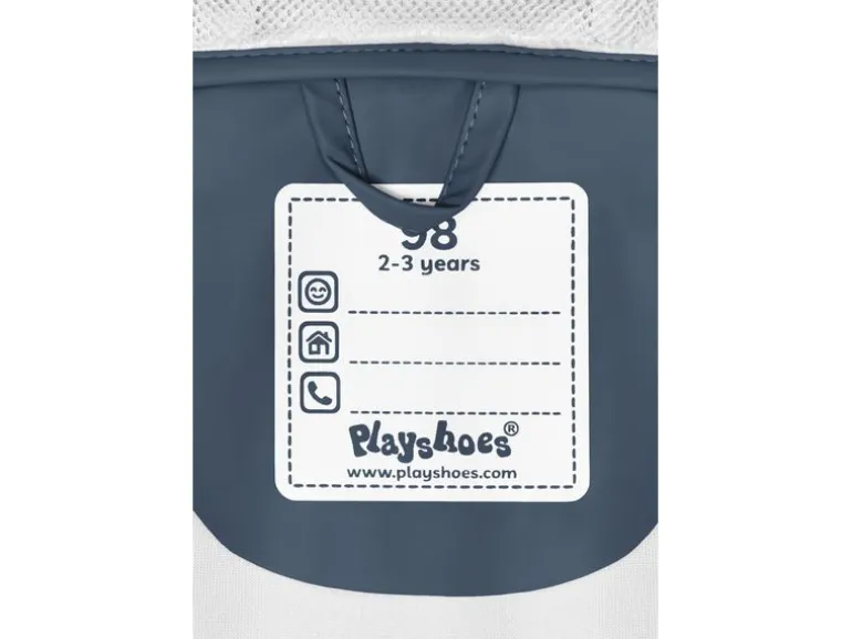 Playshoes Regenjacke Basic Gr. 116, Marineblau