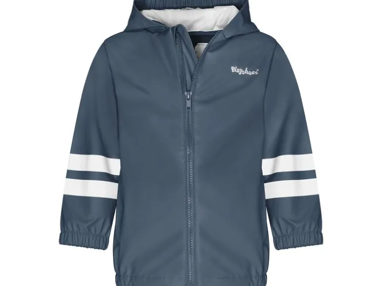 Playshoes Regenjacke Basic Gr. 116, Marineblau