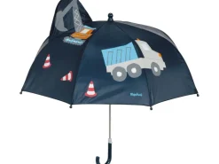 Playshoes Regenschirm 3D Baustelle