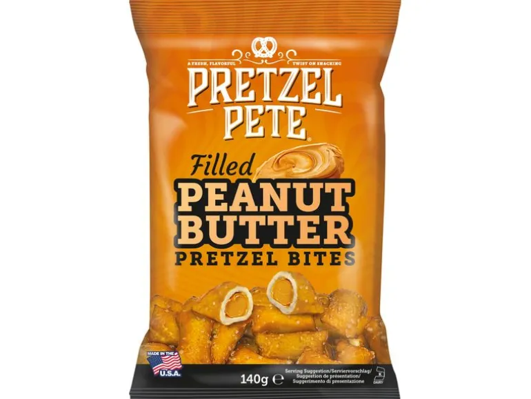 Pretzel Pete Pretzel Pete filled Peanut Butter Bites - 140g 140 g